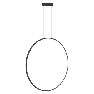 Lampa wisząca LED SATURNO 46W 4000K czarny 80cm IP44 MiLAGRO