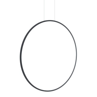 Lampa wisząca LED SATURNO 46W 4000K czarny 80cm IP44 MiLAGRO