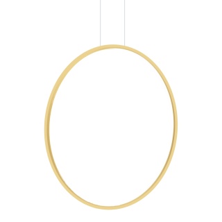 Lampa wisząca LED SATURNO 46W 4000K złoty 80cm IP44 MiLAGRO