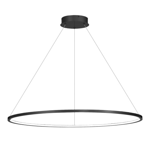 Lampa wisząca LED SATURNO 57W 4000K czarny 100cm IP44 – ML8862