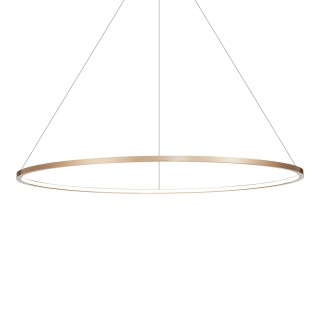 Lampa wisząca LED SATURNO 57W 4000K złoty 100cm IP44 MiLAGRO
