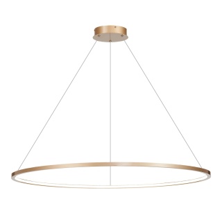 Lampa wisząca LED SATURNO 65W 4000K złoty 120cm IP44 MiLAGRO