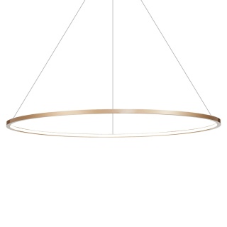 Lampa wisząca LED SATURNO 65W 4000K złoty 120cm IP44 MiLAGRO