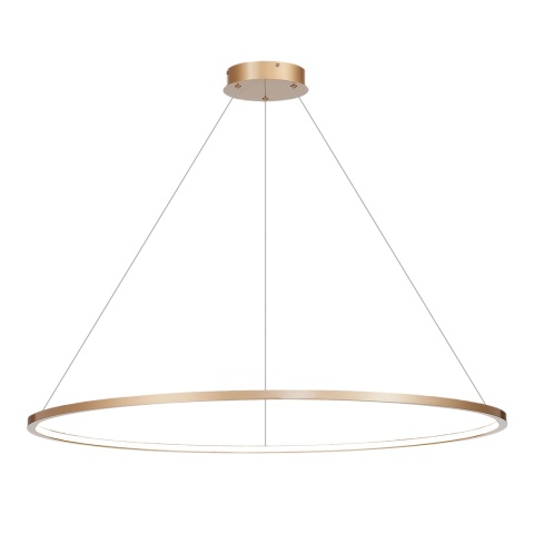 Lampa wisząca LED SATURNO 65W 4000K złoty 120cm IP44 – ML8865