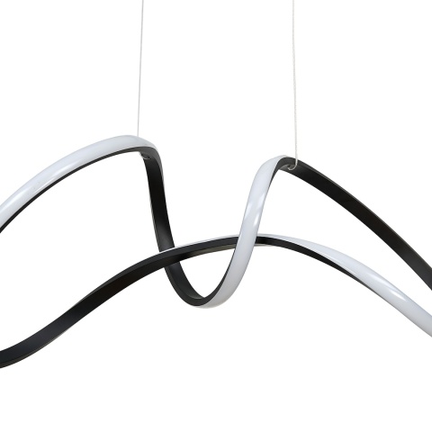 Lampa wisząca LED TESORO 48W 4000K czarny – ML7951