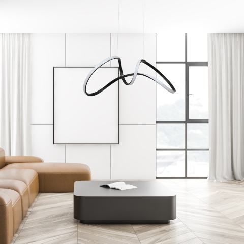 Lampa wisząca LED TESORO 48W 4000K czarny – ML7951
