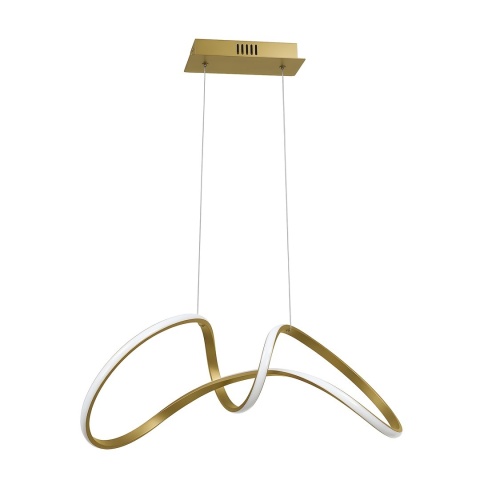 Lampa wisząca LED TESORO 48W 4000K złoty – ML7953
