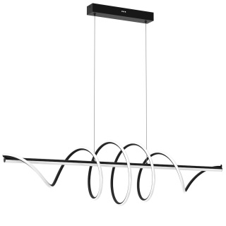 Lampa wisząca LED TWIST 90W 4000K czarny MiLAGRO