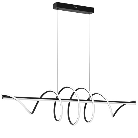Lampa wisząca LED TWIST 90W 4000K czarny – ML8608