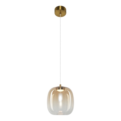 Lampa wisząca LED VASO AMBER 2 4W 3000K złoty MiLAGRO