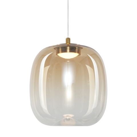 Lampa wisząca LED VASO AMBER 2 4W 3000K złoty MiLAGRO