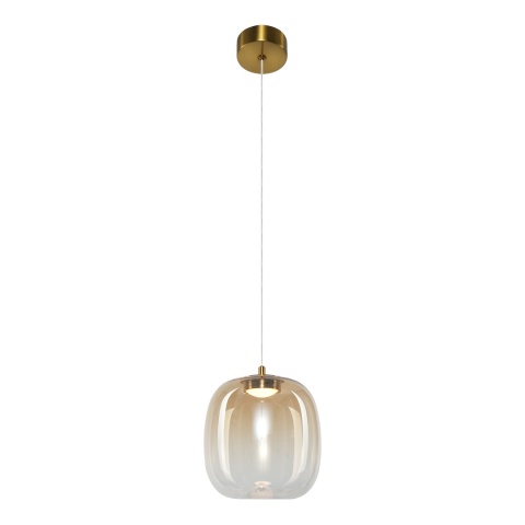 Lampa wisząca LED VASO AMBER 2 4W 3000K złoty MiLAGRO