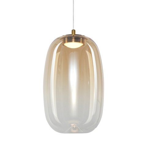 Lampa wisząca LED VASO AMBER 3 4W 3000K złoty – ML1405