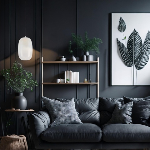 Lampa wisząca VASO 3 - zwis 4W LED 3000K biała 13 cm Milagro