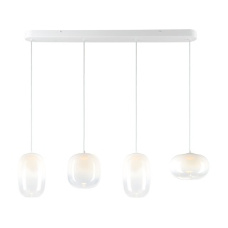 Lampa wisząca VASO - zwis 15W LED 3000K biała 89 cm Milagro