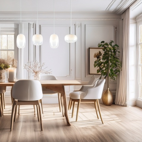 Lampa wisząca VASO - zwis 15W LED 3000K biała 89 cm Milagro