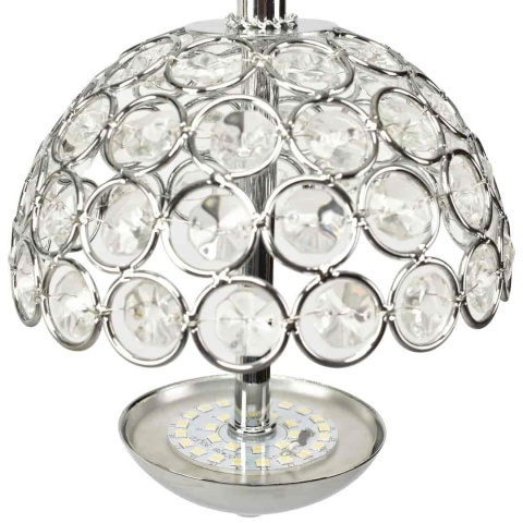 Lampa wisząca VENUS 3x5W - zwis 15W LED 4000K chromowana 30 cm Milagro