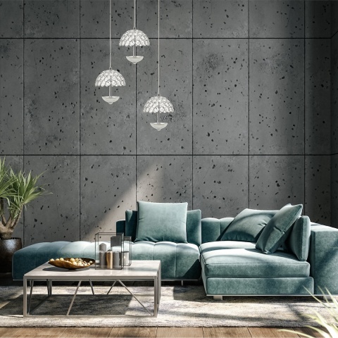 Lampa wisząca VENUS 3x5W - zwis 15W LED 4000K chromowana 30 cm Milagro
