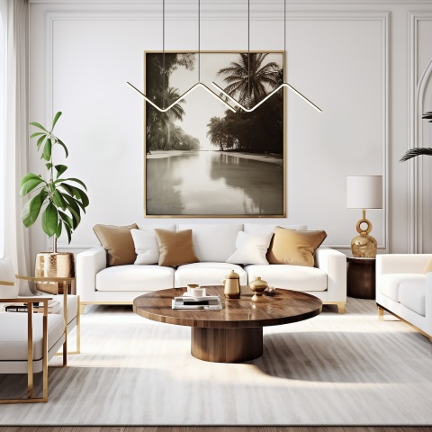 Lampa wisząca VERTE - zwis 22W LED 4000K czarna 98 cm Milagro