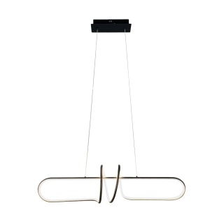 Lampa wisząca LED VERTIGO 54W 4000K czarny MiLAGRO