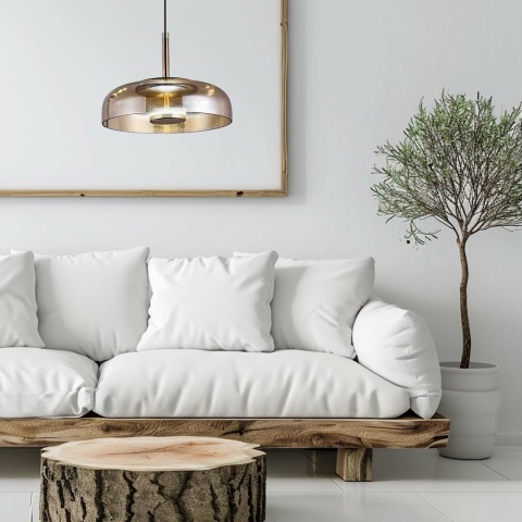 Lampa wisząca LED VETRO AMBER 6W 4000K bursztynowy – ML1045