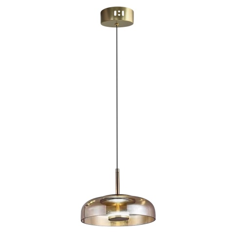 Lampa wisząca LED VETRO AMBER 6W 4000K bursztynowy – ML1045