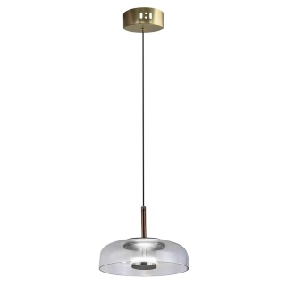 Lampa wisząca VETRO CLEAR - zwis 6W LED 4000K transparentna 23 cm Milagro
