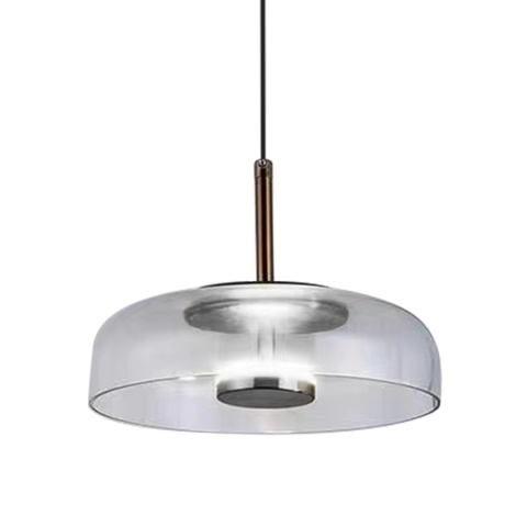 Lampa wisząca VETRO CLEAR - zwis 6W LED 4000K transparentna 23 cm Milagro