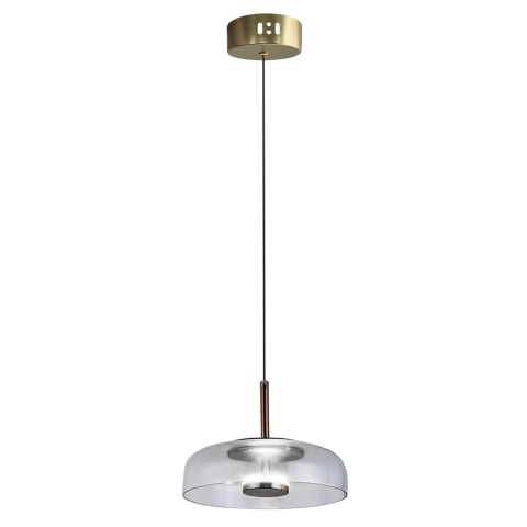 Lampa wisząca VETRO CLEAR - zwis 6W LED 4000K transparentna 23 cm Milagro