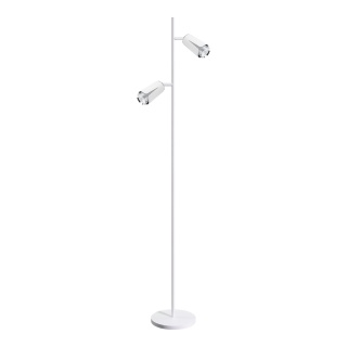 Flower Chrome Lampa Podłogowa 2xGU10 Biały