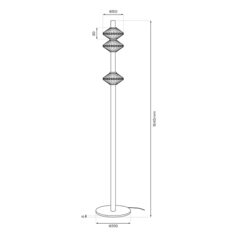 Lampa podłogowa Padre 19W LED
