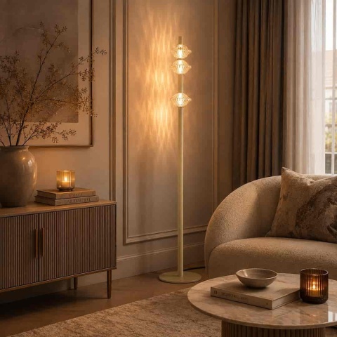Lampa podłogowa Padre Gold 19W LED