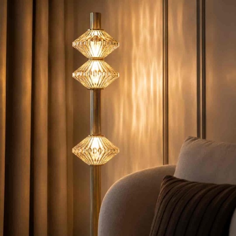 Lampa podłogowa Padre Gold 19W LED