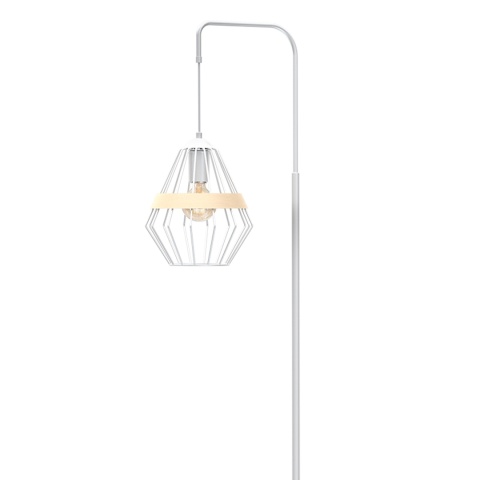 Lampa stojąca Cliff 1xE27 Biały