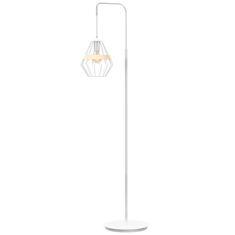 Lampa stojąca Cliff 1xE27 Biały
