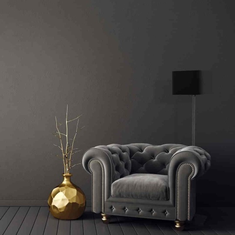 Lampa podłogowa NAPOLI 1xE27 czarno-złota ML6370 - zdjęcie 5
