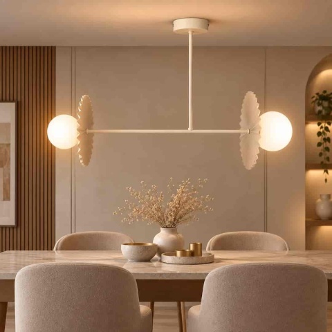 Lampa sufitowa Bloom 2xG9 Beż-Taupe