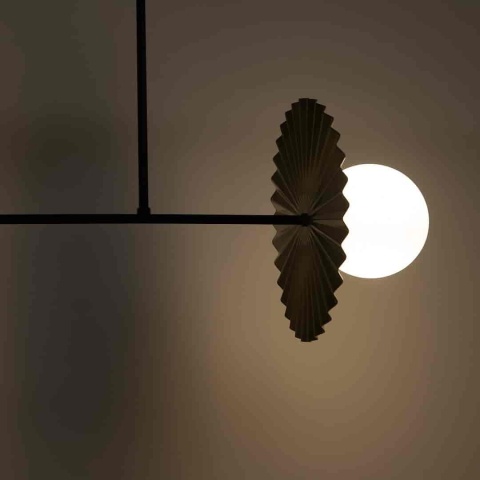 Lampa sufitowa Bloom 2xG9 Czarno-złoty