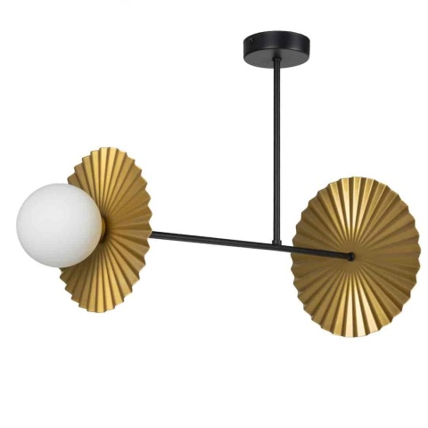 Lampa sufitowa Bloom 2xG9 Czarno-złoty
