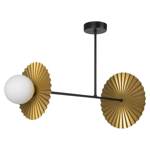 Lampa sufitowa Bloom 2xG9 Czarno-złoty