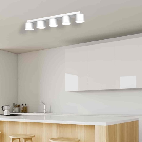 Lampa sufitowa Dixie 5xGX53 Biały