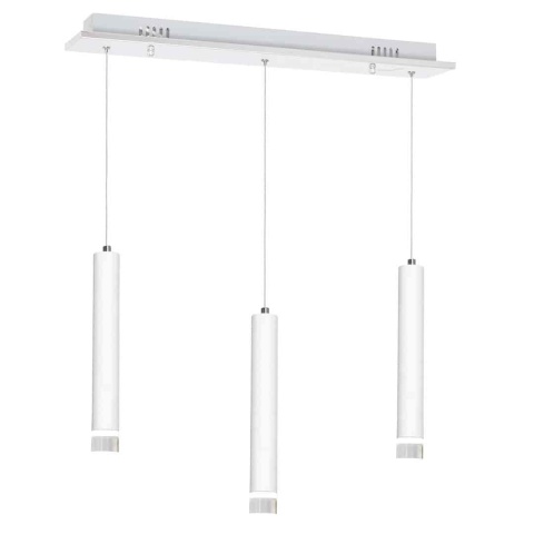 Lampa wisząca ALBA 3X5W - zwis 15W LED 4000K biała 45 cm Milagro