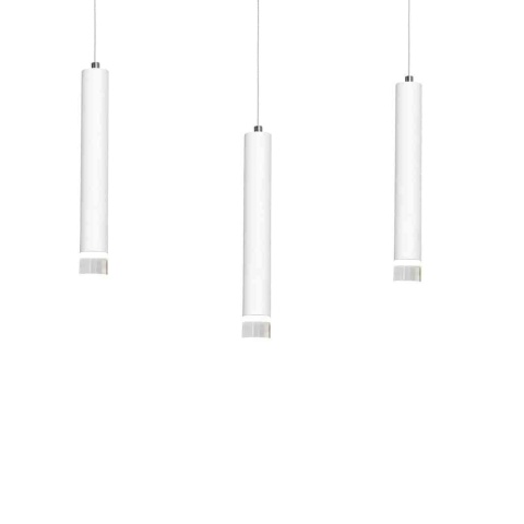 Lampa wisząca ALBA 3X5W - zwis 15W LED 4000K biała 45 cm Milagro