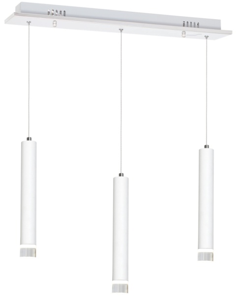 Lampa wisząca ALBA 3X5W - zwis 15W LED 4000K biała 45 cm Milagro