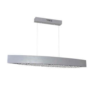 Lampa wisząca BOCCA - zwis 24W LED 4000K srebrna 90 cm Milagro