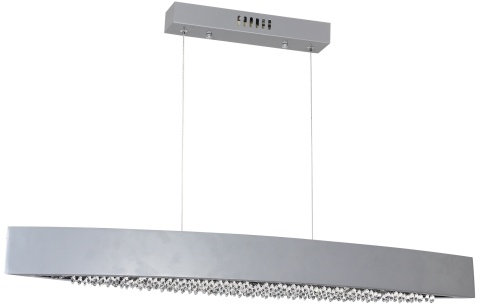 Lampa wisząca BOCCA - zwis 24W LED 4000K srebrna 90 cm Milagro