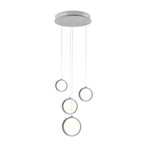 Lampa wisząca LED CIRCOLO 29W 4000K chrom MiLAGRO