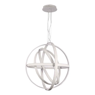 Lampa wisząca COPERNICUS - zwis 180W LED 3000K biała 60 cm Milagro