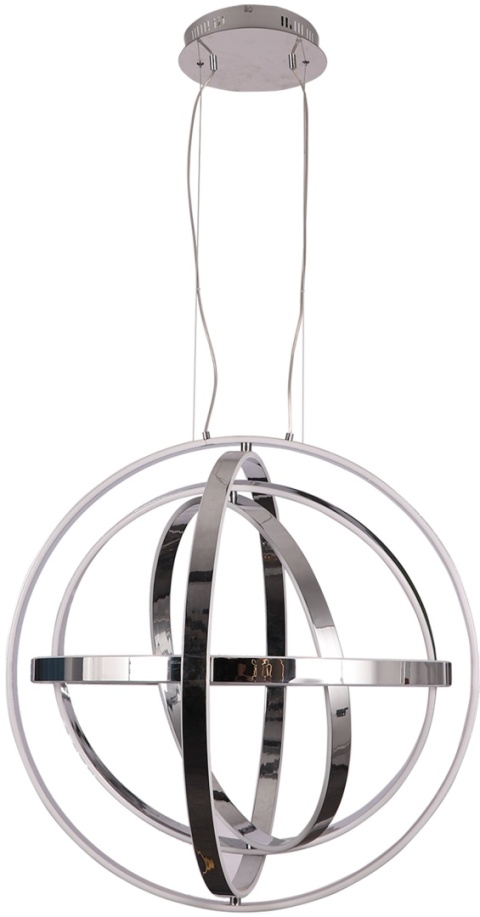 Lampa wisząca COPERNICUS - zwis 260W LED 3000K chromowana 85 cm Milagro