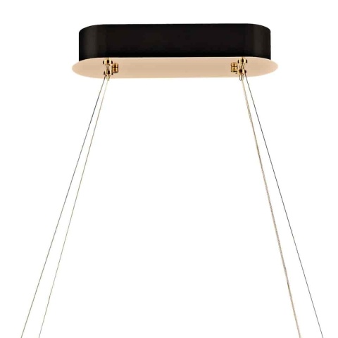 Czarno-złota podsufitka i linki lampy DELUXE ML2782
